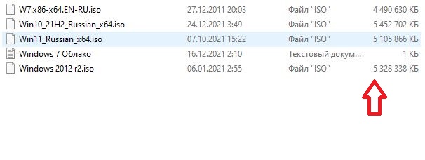 Хватит ли 7,48Gb на флешке для установки Windows 10