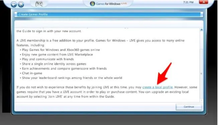 Как сделать оффлайн профиль в games for windows live в 2022 году