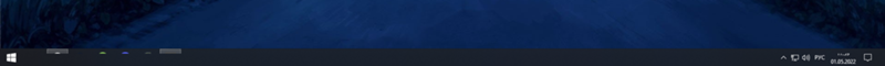 Не работает часть нижней панели Windows