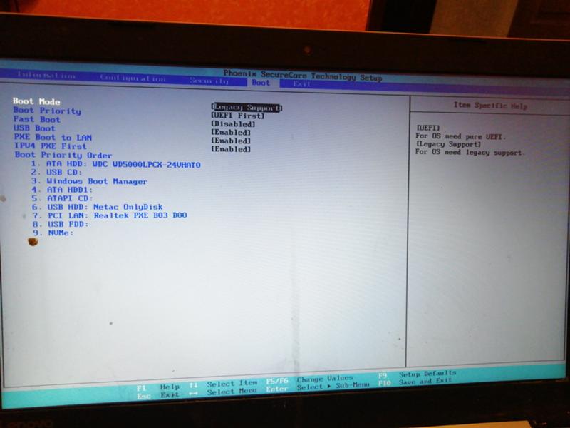 Как в биосе выбрать загрузку с диска на ноутбуке самсунг