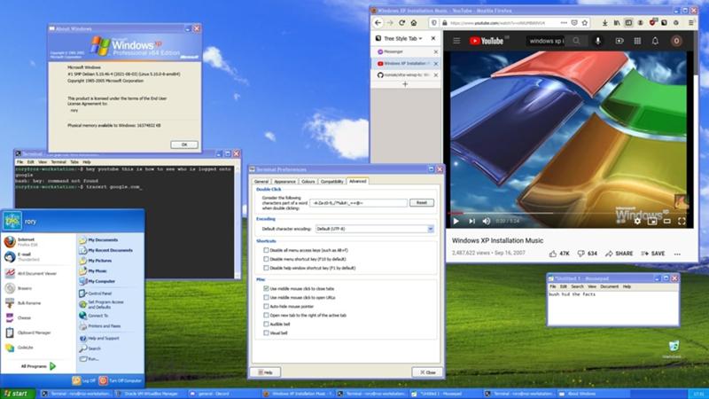 Почему GUI Linux mint и Windows 98 похожи