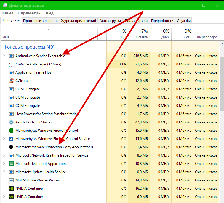 Много ли жрёт Windows Defender