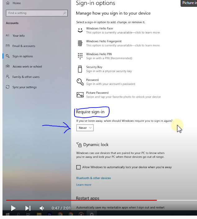 Как в win10 убрать signin c аватаром между заставкой загрузки windows и появлением рабочего стола