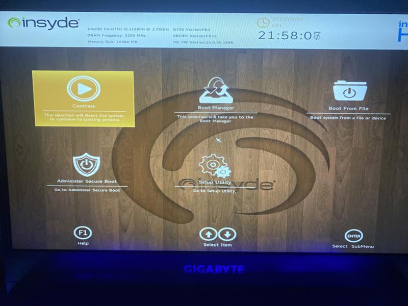 Как установить винду через биос в Gigabyte G5