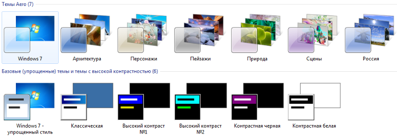 Теперь где брать тему Windows Aero Или больше нельзя