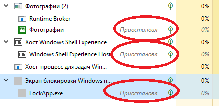 Что означает зеленый листок в диспетчере задач windows 10