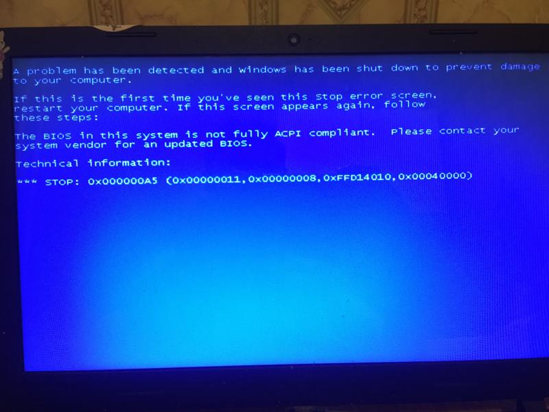 Не могу установить Windows 7