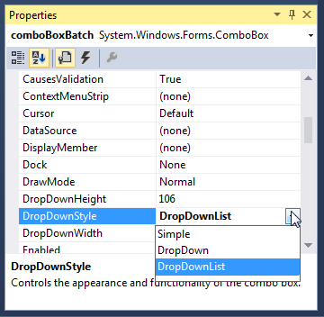Свойства windows forms. WINFORMS combobox. Windows forms combobox. Как сделать выпадающий список в Windows forms. Как создать поля типа combobox.