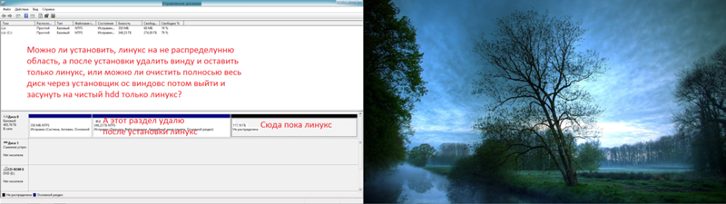Установка Linux по верх Windows