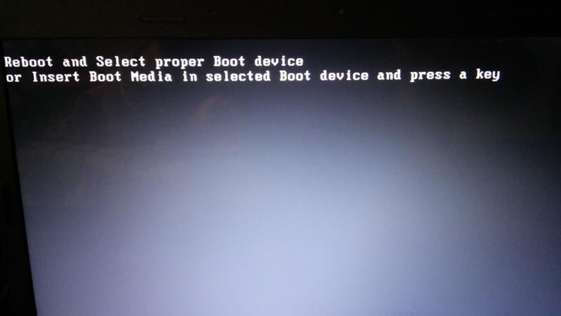 Ошибка при переустановке Windows 7