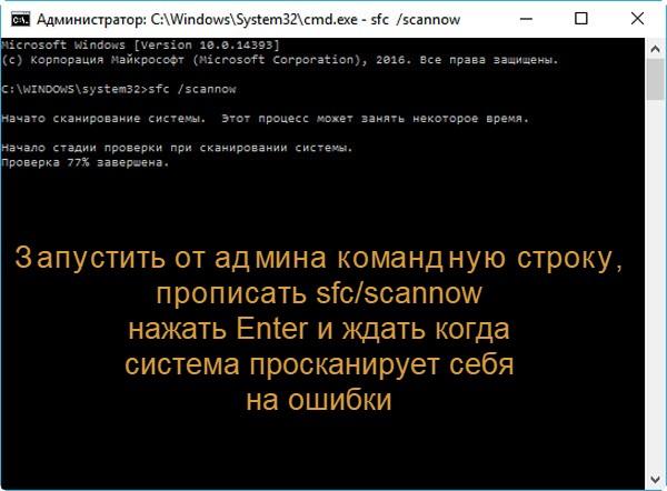 Система защиты ресурсов Windows обнаружила повреждённые файлы, но не может восстановить некоторые из них