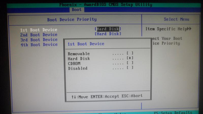 Установка Windows через флешку - 1