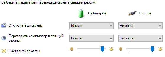 Почему ноутбук уходит в спящий режим сам по себе windows 10 через 2 минуты бездействия