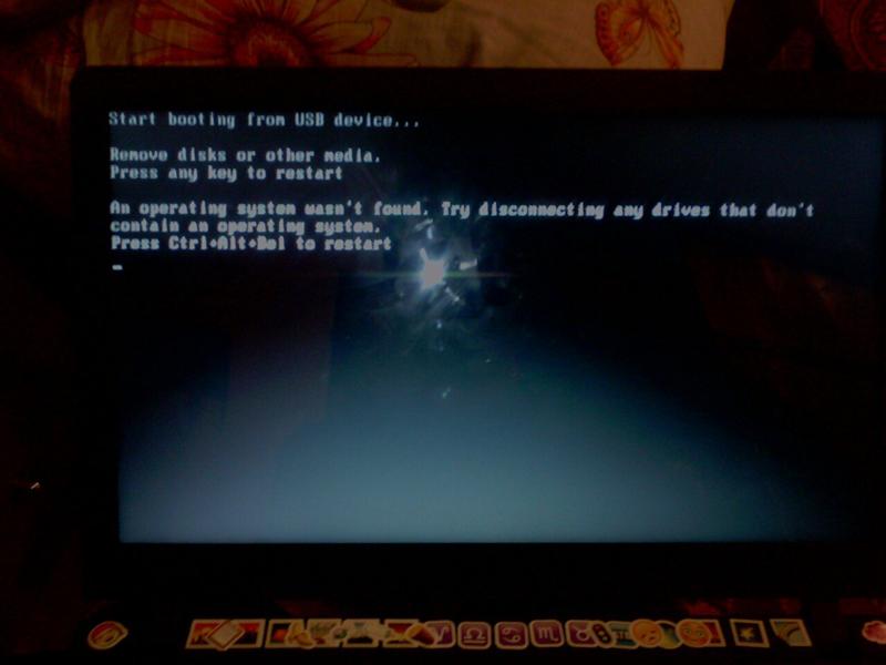 Не могу установить WINDOWS