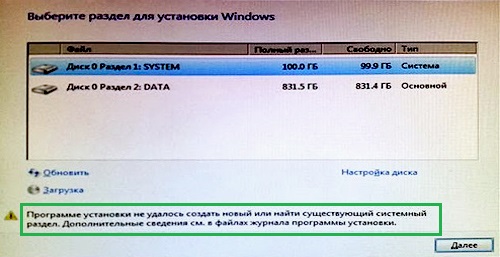 Нам не удалось создать разделы. Нам не удалось создать новый или найти существующий. Нам не удалось создать новый или найти существующий разделы. Нам не удалось создать новый или найти существующий разделы Windows 10. Нам не удалось создать новый или существующий разделы.